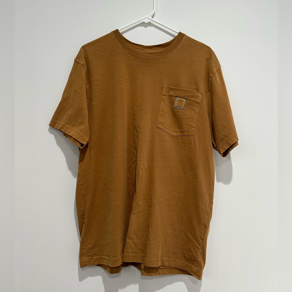 Carhartt Iconic K87 Pocket T-Shirt Mens Large Carhartt Brown